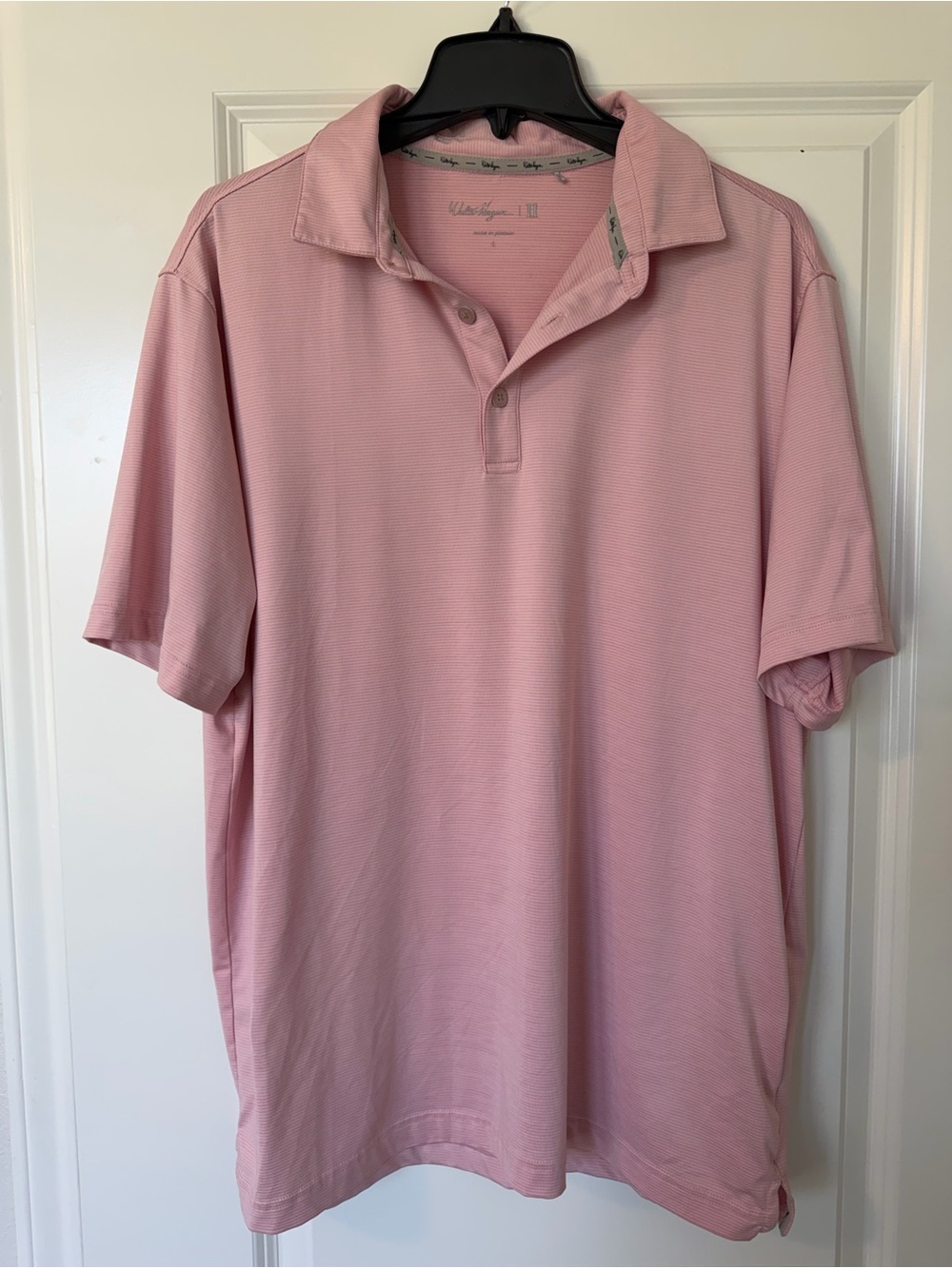 Walter Hagen Men’s Pink Golf Polo Shirt